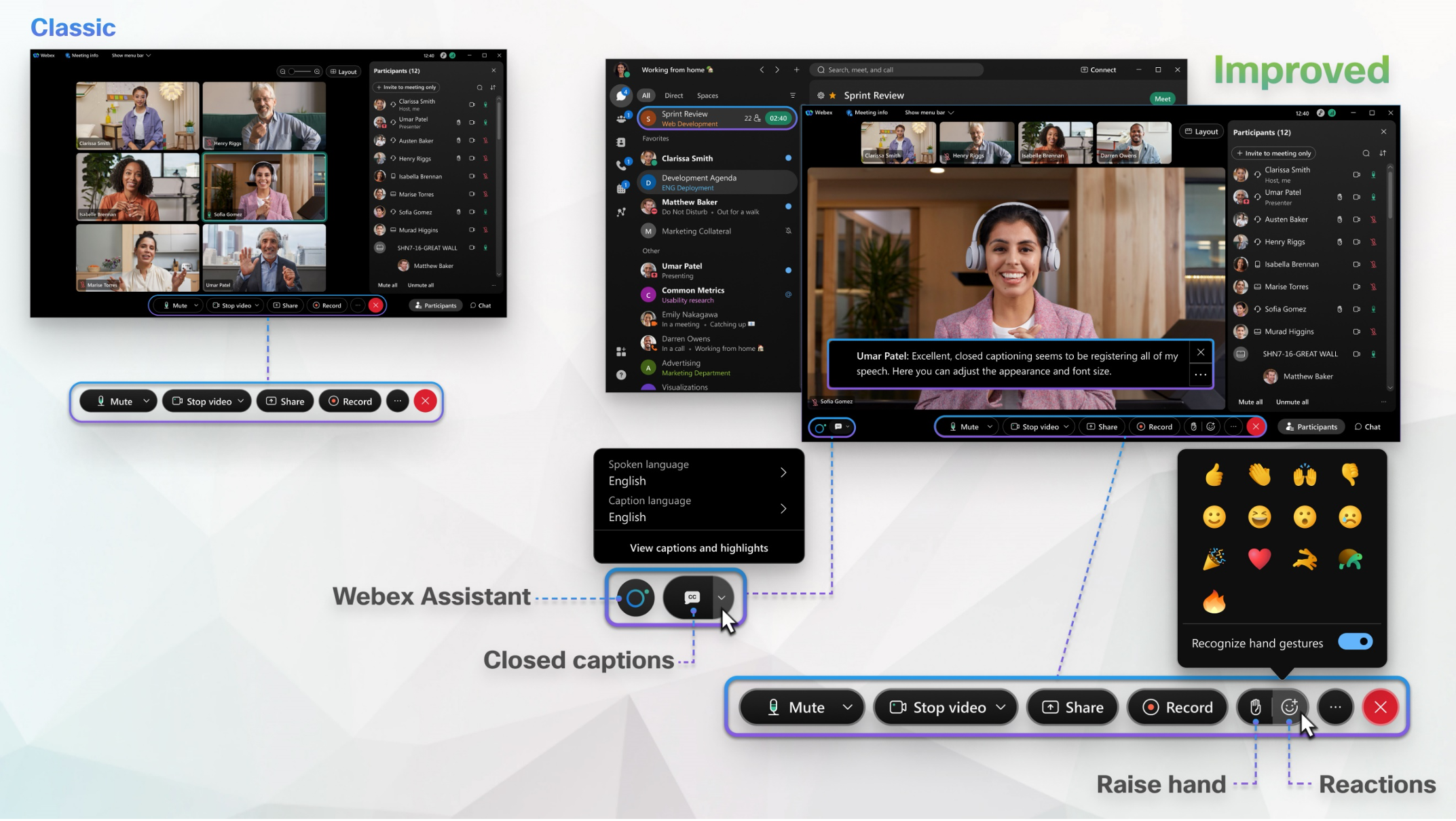 Expanded Features for Space Meetings 1 1 Classic to Improved