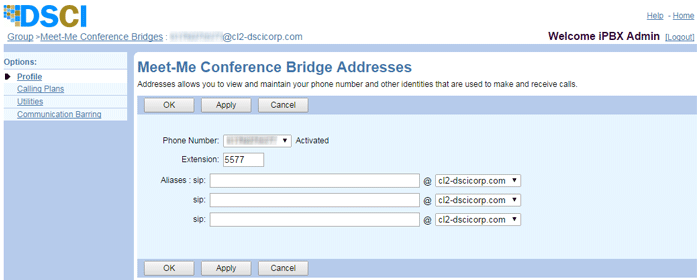 Admin-Meet-Me-Bridge-Addresses