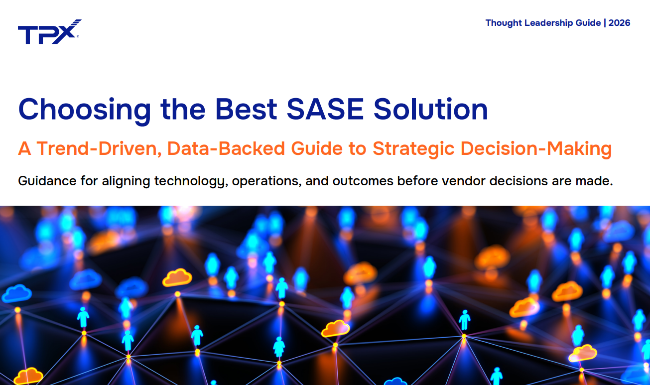 TPx_Choosing The Best SASE Solution_Thought Leadership-cover