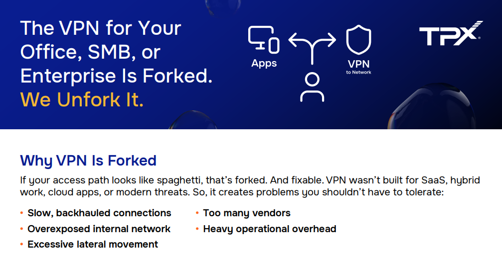 Unfork Your VPN Brochure