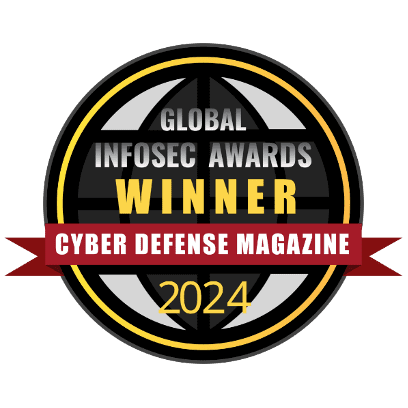 Cyber Defense Magazine Global Infosec Awards Winner 2024 badge.