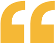 Yellow quotation marks with transparent background.