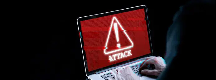 Red screen showing “ATTACK” warning.