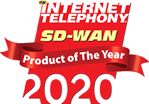 Internet Telephony SD-WAN Product of the Year 2020 badge