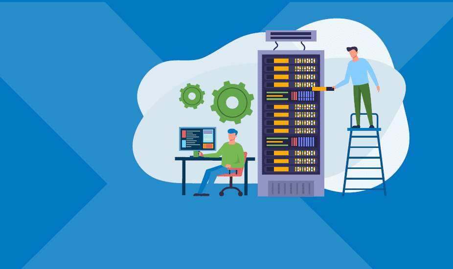 Cloud automation system illustration with multiple software integrations.