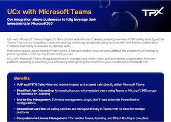 UCx with Microsoft Teams Datasheet Thumbnail 350x250 1